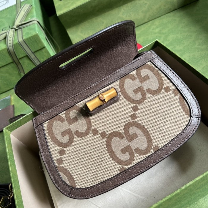 Gucci Small jumbo GG bag with bamboo ý675797