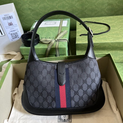 Gucci x Balenciaga The Hacker Project Jackie 1961 Bag Black