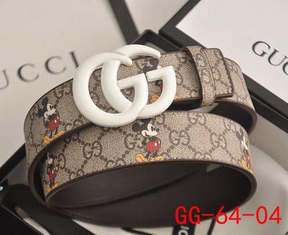 New Gucci GG Supreme Belt with G buckle men women