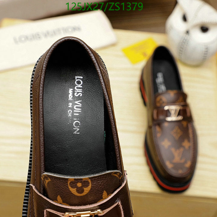 Louis Vuitton Mokassins Academy leather flats Shoes