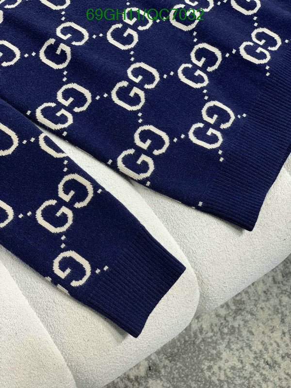 New GUCCI Logo-Jacquard Cotton Sweater