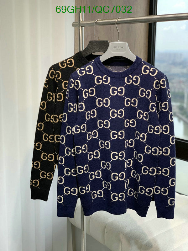 New GUCCI Logo-Jacquard Cotton Sweater