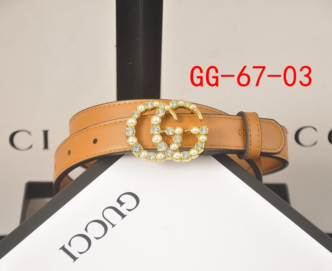 New Gucci GG Supreme Belt with G buckle women