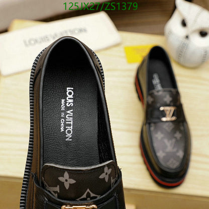 Louis Vuitton Mokassins Academy leather flats Shoes