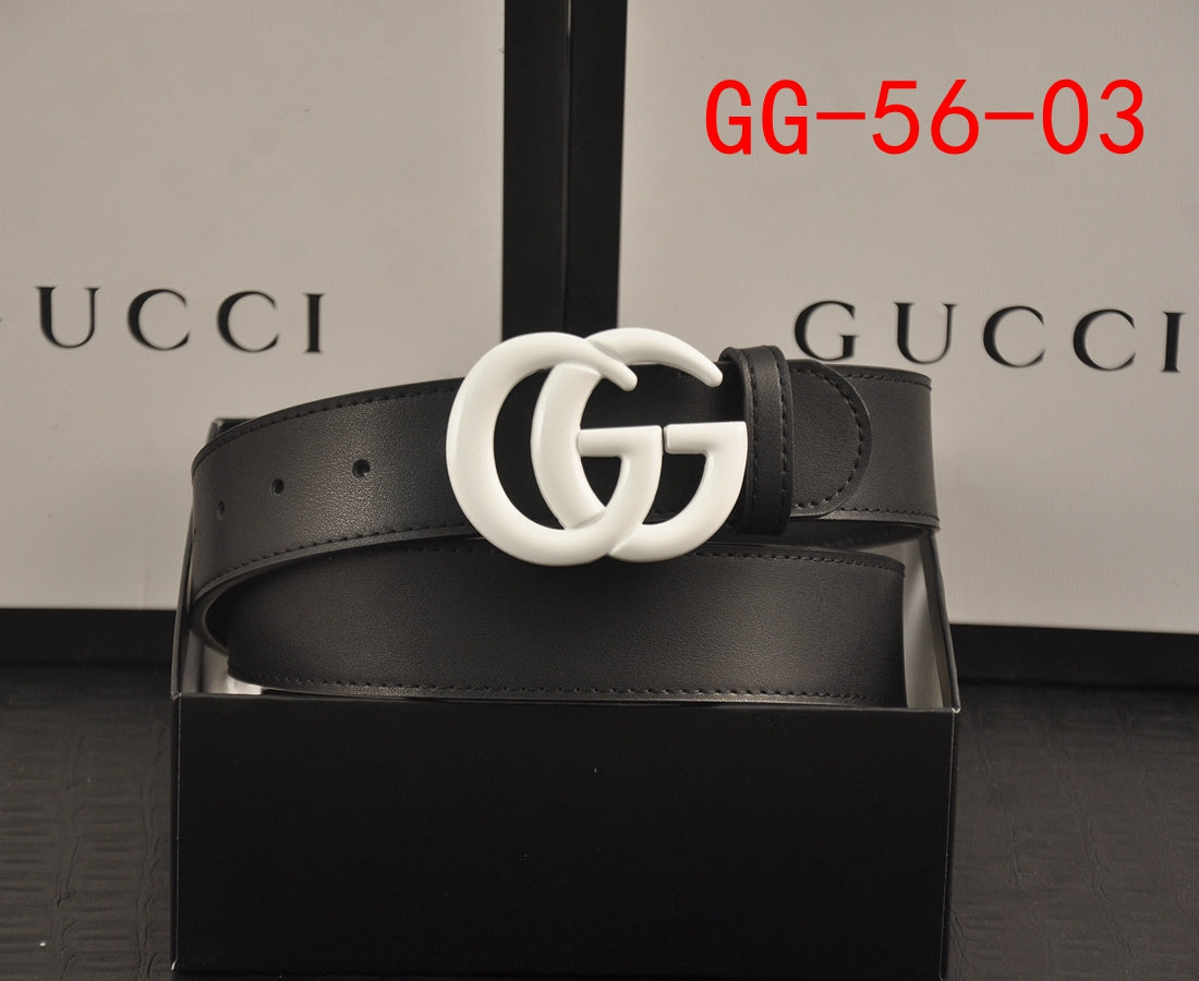 New Gucci GG Supreme Belt with G buckle men women