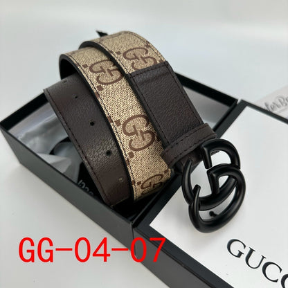 Gucci GG Supreme Belt with G buckle men women