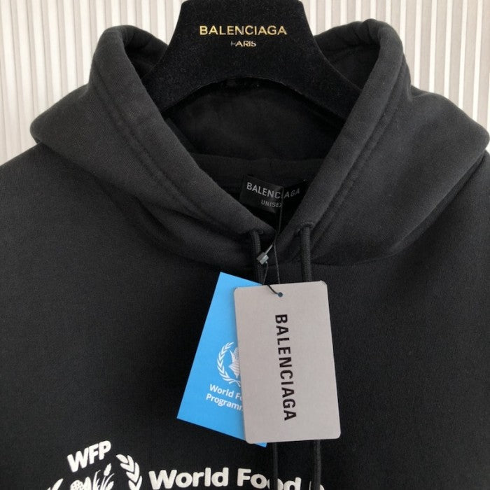 Balenciaga WFP Hoodie Medium Fit in Black