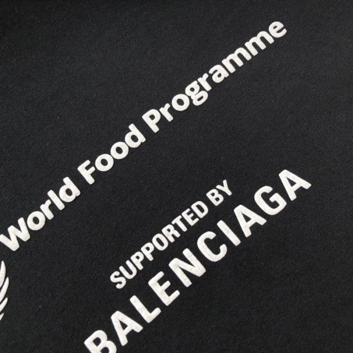 Balenciaga WFP Hoodie Medium Fit in Black