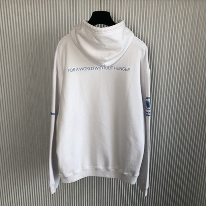 Balenciaga WFP Hoodie Medium Fit in White