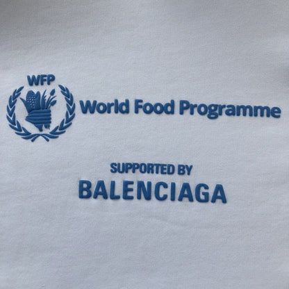 Balenciaga WFP Hoodie Medium Fit in White