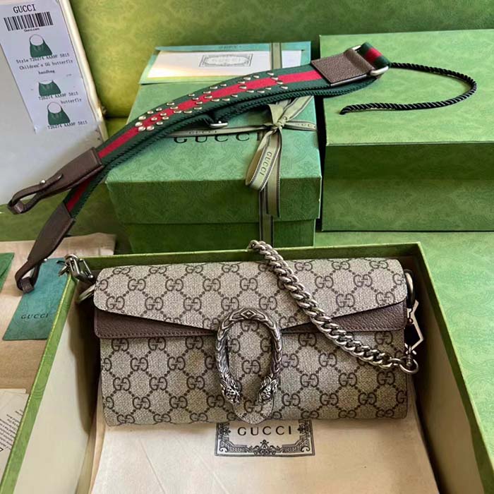 GUCCI Dionysus Gg Supreme Super Mini Bag