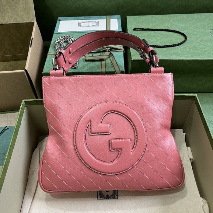 Gucci Blondie small tote bag pink ý751518