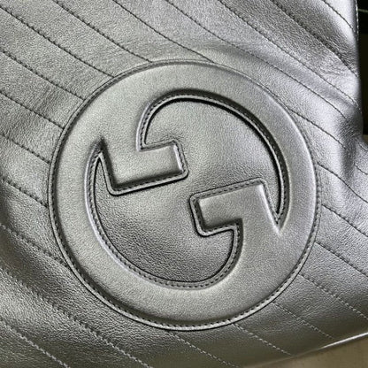 Gucci Blondie small tote bag silver ý751518