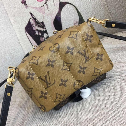 LV palm springs backpack mini monogram reverse canvas M42411