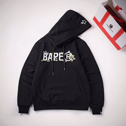 Bape Sta Wide Hoodies Black