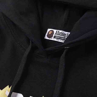 Bape Sta Wide Hoodies Black