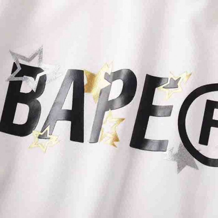 Bape Sta Wide Hoodies White