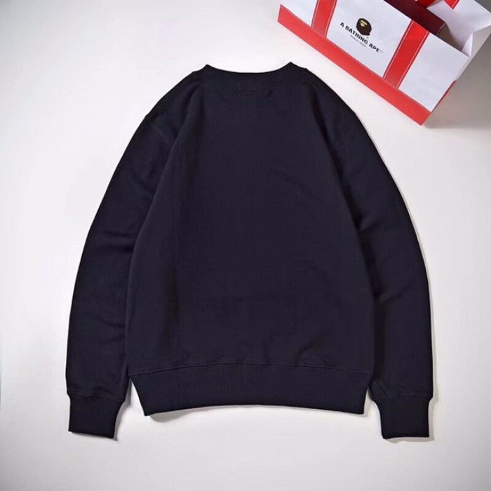 Bape Reflector Noise By Bathing Crewneck Black