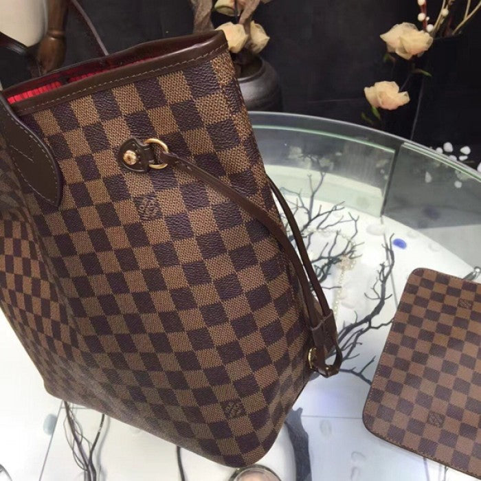 LV Damier Ebene Neverfull MM N41358