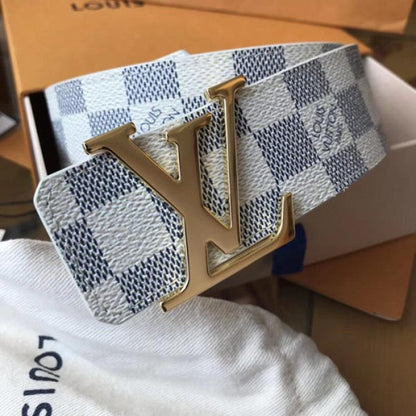 LV Damier Azur Initiales Belt M9609