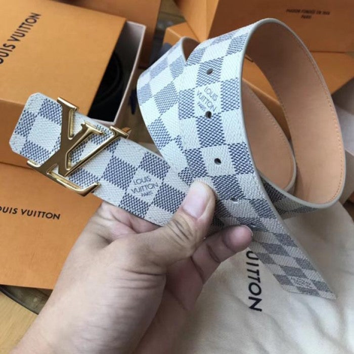 LV Damier Azur Initiales Belt M9609