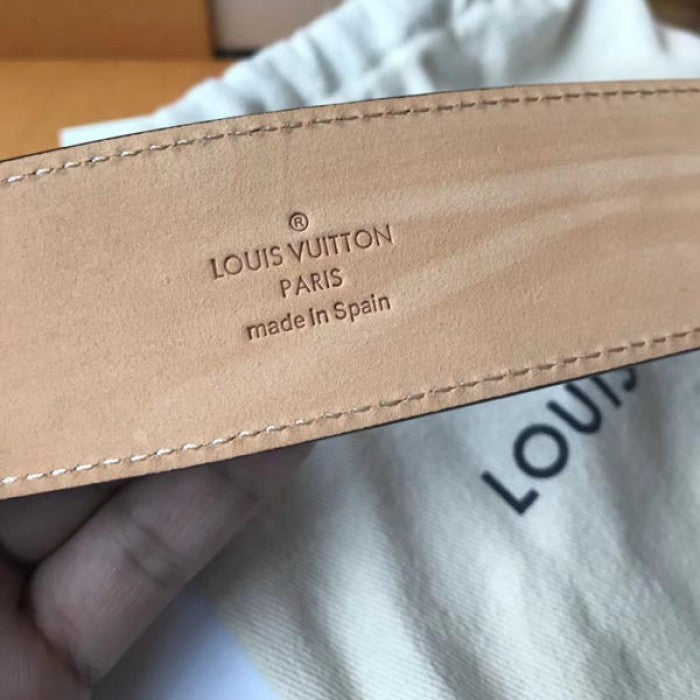 LV Damier Azur Initiales Belt M9609