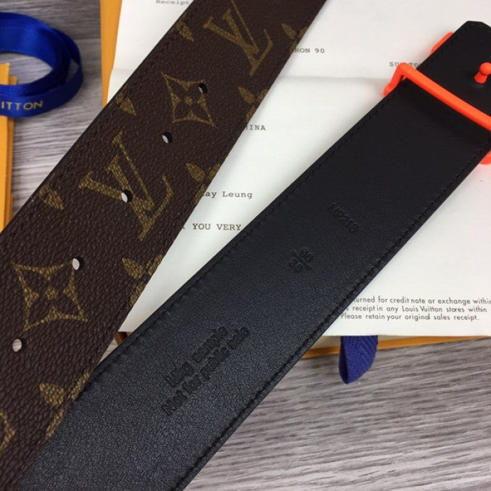 LV monogram canvas shape 40mm belt MP216Q