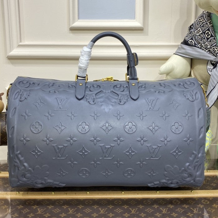 Louis Vuitton Keepall Bandouliere 50 Gray