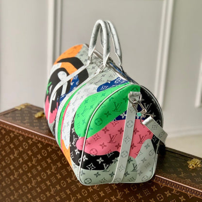 Louis Vuitton Monogram Multicolor Keepall Bandoulière 45 M23160