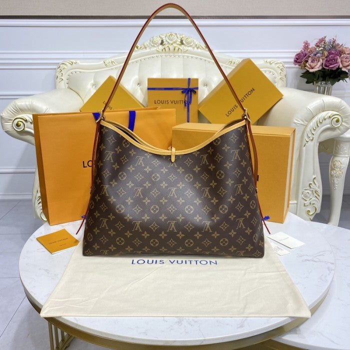 Louis Vuitton Monogram Canvas CarryAll MM Handbag M46197