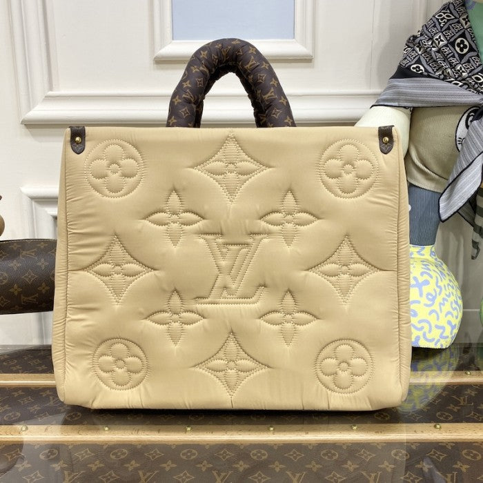 Louis Vuitton OnTheGo GM Beige