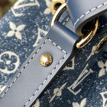 Louis Vuitton Monogram Denim Petit Noe Bag M59606