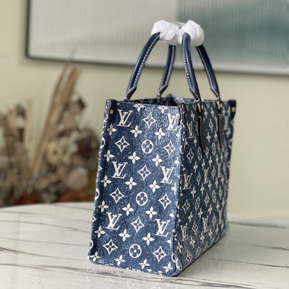 Louis Vuitton Monogram Denim OnTheGo MM M59608