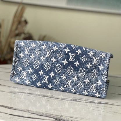 Louis Vuitton Monogram Denim OnTheGo MM M59608