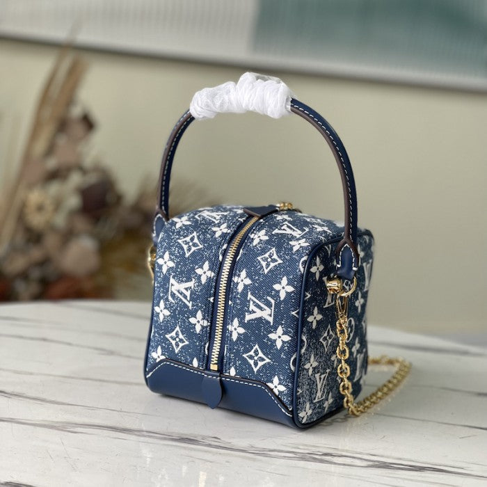 Louis Vuitton Monogram Denim Square Bag M59611