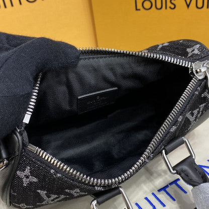 Louis Vuitton Monogram Denim Keepall XS bag M81010