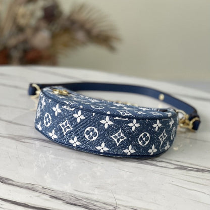 Louis Vuitton Monogram Denim Loop Handbag M81166