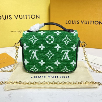 Louis Vuitton Monogram jacquard velvet Micro Metis Bag LV M81494