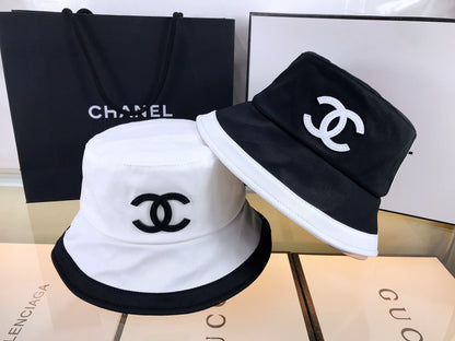 Chanel Womens Mens Buckets Hat Adjustable