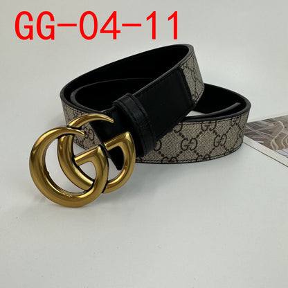 Gucci GG Supreme Belt with G buckle men women