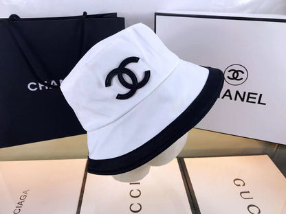 Chanel Womens Mens Buckets Hat Adjustable