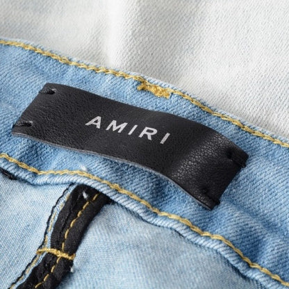 Amiri Embroidered AMIRI Jean Light Indigo