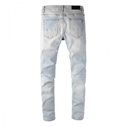 Amiri Banana Leaves Animation Jean Super Light Indigo