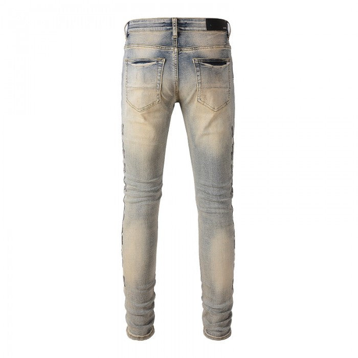 Amiri Camo Bones Jean Clay Indigo