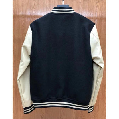 AMIRI Vintage Applique Varsity Jacket Black