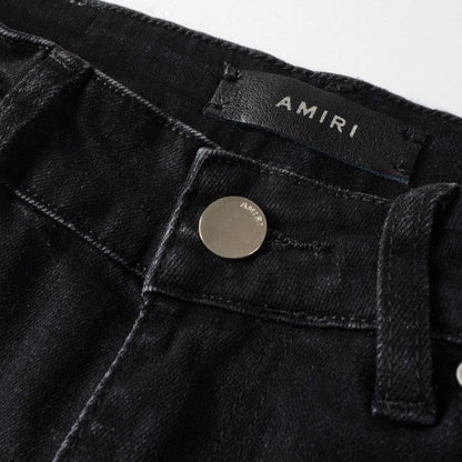 Amiri Ma Stencil Jeans Black