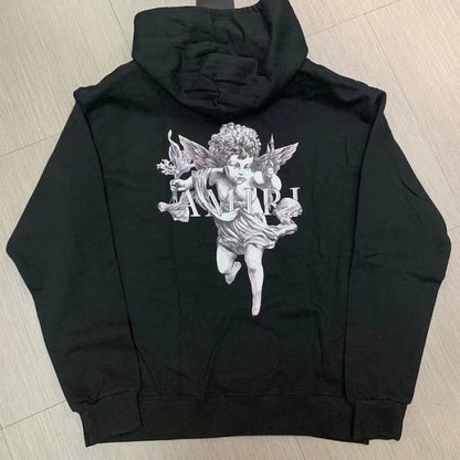 Amiri Outline Cherub Hoodie Black