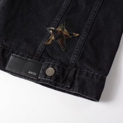 Amiri Chemist Star Trucker Jacket Black