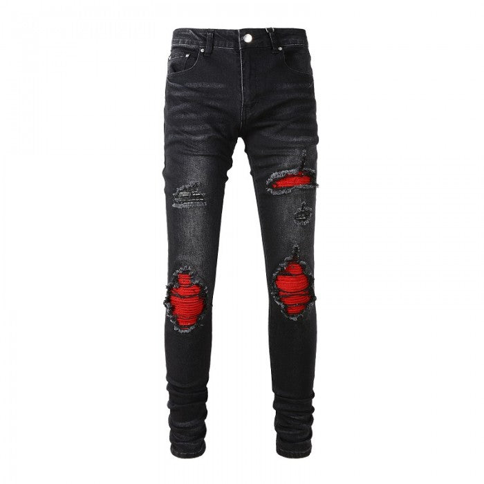 Amiri Ultra Suede Mx1 Jean Aged Black