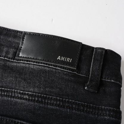 Amiri Ultra Suede Mx1 Jean Aged Black